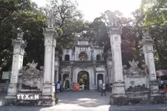 Đền Quán Thánh. (Ảnh: Vân Chi/TTXVN)