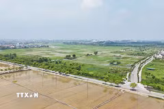 Hai xã Phúc Thịnh và Thư Lâm thí điểm mô hình “xã, phường xã hội chủ nghĩa.” (Ảnh: Phan Phương/TTXVN)