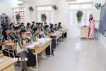 Công tác số hóa quản trị được đẩy mạnh tại các trường phổ thông sau sắp xếp mạng lưới trường lớp. (Ảnh: Thế Duyệt/TTXVN)
