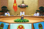 Thủ tướng Lê Minh Hưng chủ trì Hội nghị Ban Thường vụ Đảng ủy Chính phủ về công tác đánh giá, xếp loại cán bộ. (Ảnh: Dương Giang/TTXVN)