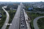 Cao tốc Thành phố Hồ Chí Minh-Long Thành. (Ảnh: Hồng Đạt/TTXVN)