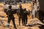 Binh sỹ Israel được triển khai tại Dải Gaza ngày 6/5/2025. (Ảnh: THX/TTXVN)