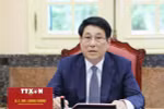 Chủ tịch nước Lương Cường. (Ảnh: Lâm Khánh/TTXVN)