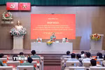 Quang cảnh buổi họp báo. (Ảnh: Phạm Kiên/TTXVN)