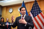 Ngoại trưởng Mỹ Marco Rubio phát biểu. (Ảnh: THX/TTXVN)