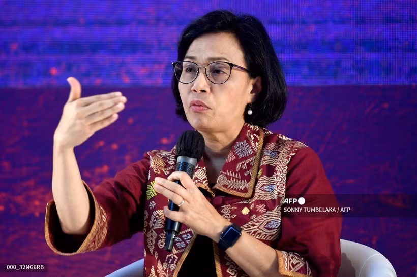 Bộ trưởng Tài chính Indonesia Sri Mulyani Indrawati. (Ảnh: AFP/TTXVN)