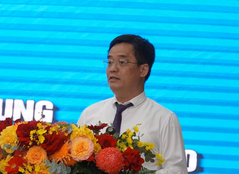 Tân Bí thư Thành ủy Phú Quốc Lê Quốc Anh. (Ảnh: Văn Sĩ/TTXVN)