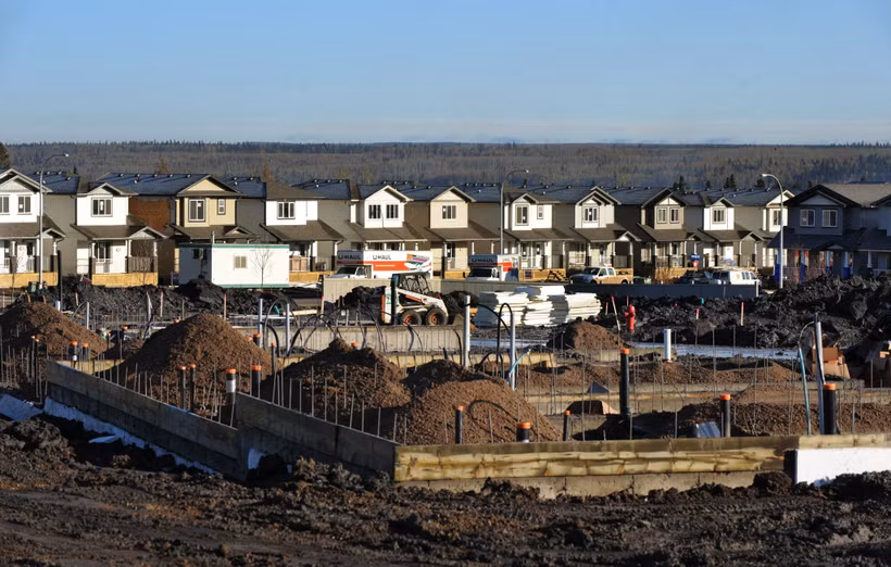 Những ngôi nhà được rao bán tại Alberta, Canada. (Ảnh: AFP/TTXVN)