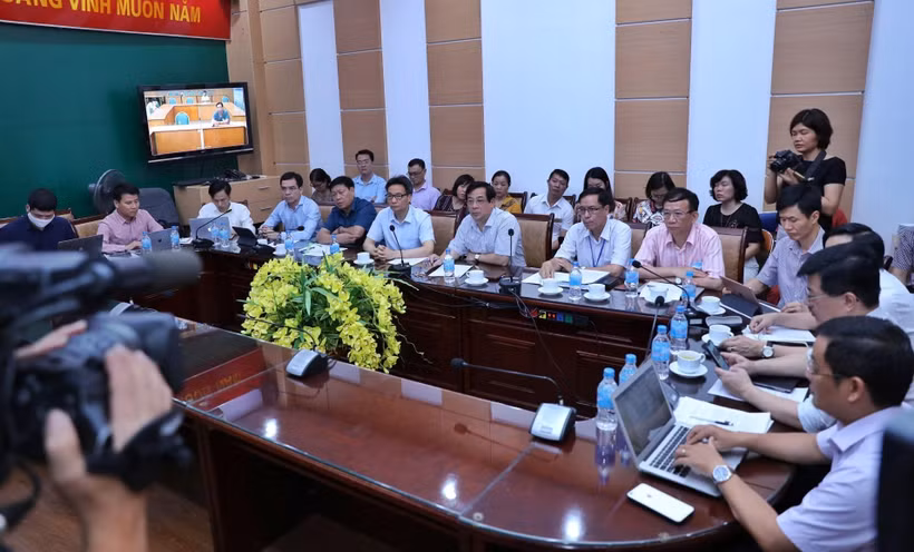 Quang cảnh buổi họp. (Ảnh: Danh Lam/TTXVN)