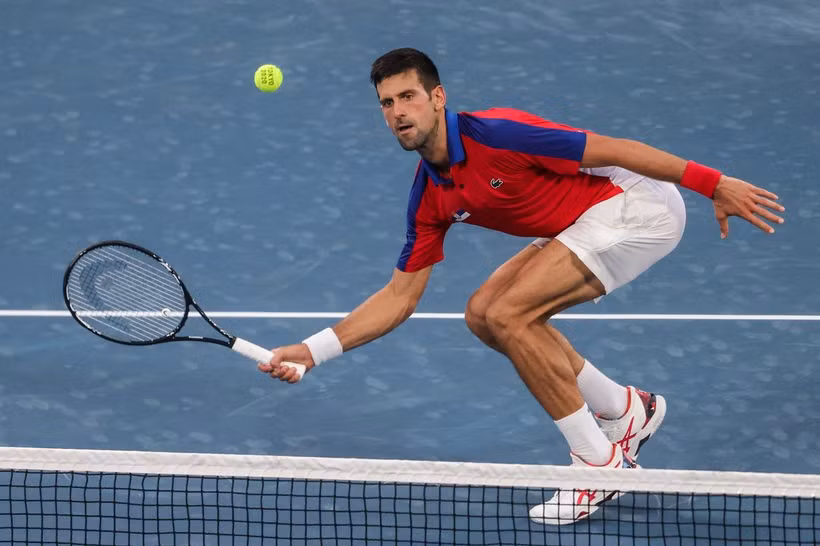 Djokovic lỡ cơ hội giành huy chương Vàng Olympic Tokyo 2020. (Nguồn: AFP)