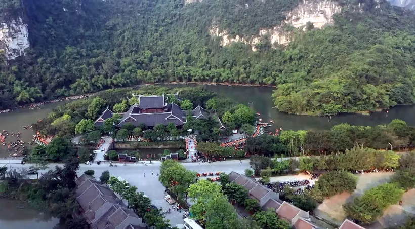 Quần thể Danh thắng Tràng An, tỉnh Ninh Bình. (Ảnh: Thùy Dung/TTXVN)