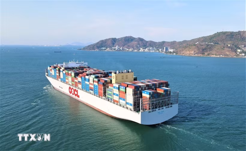 Cảng biển Cái Mép-Thị Vải. (Ảnh: TTXVN)