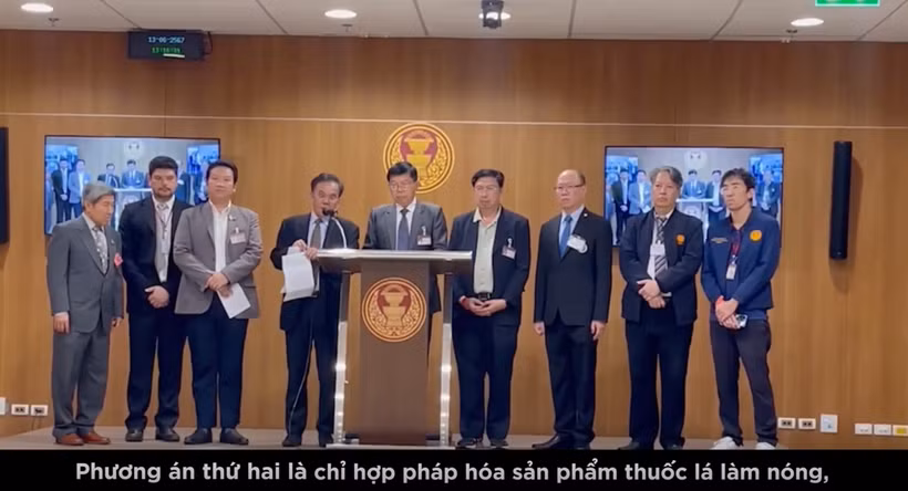 Ủy ban Đặc biệt của Thái Lan đề xuất 3 phương án quản lý thuốc lá mới sau khi cấm không hiệu quả. (Nguồn: Quốc hội Thái Lan)