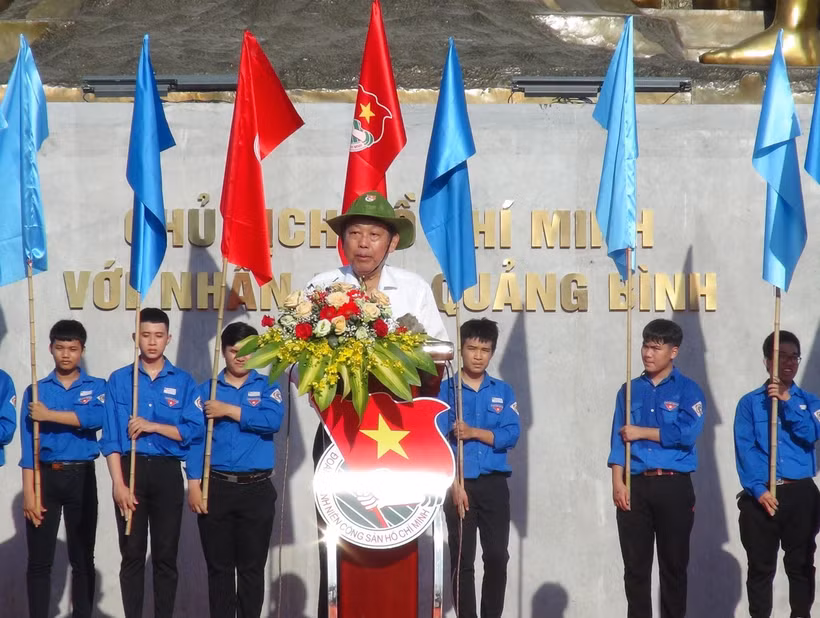 Phó Thủ tướng Thường trực Trương Hòa Bình phát biểu tại Lễ ra quân Chiến dịch Thanh niên tình nguyện Hè năm 2020. (Ảnh: Đức Thọ/TTXVN)