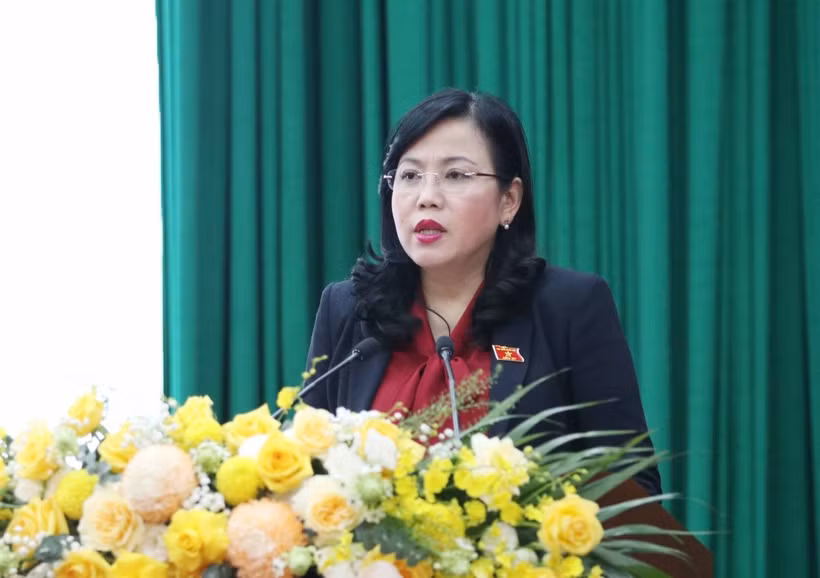 Bà Nguyễn Thanh Hải. (Ảnh: Quân Trang/TTXVN)