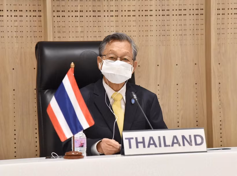 Chủ tịch Quốc hội Thái Lan Chuan Leekpai tham dự AIPA 42. (Ảnh: CTV/TTXVN phát)
