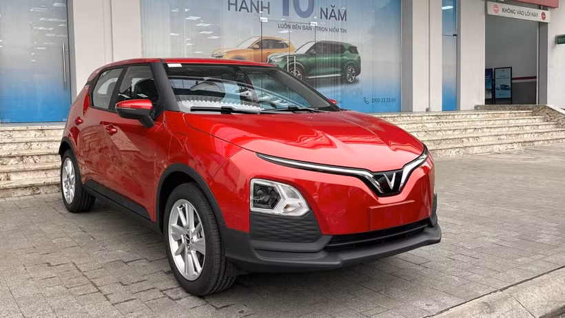 Mẫu xe VinFast VF5 Plus. (Ảnh: PV/Vietnam+)
