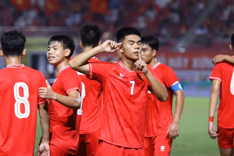 U20 Việt Nam tự tin bước vào trận gặp U20 Bangladesh. (Nguồn: VFF)