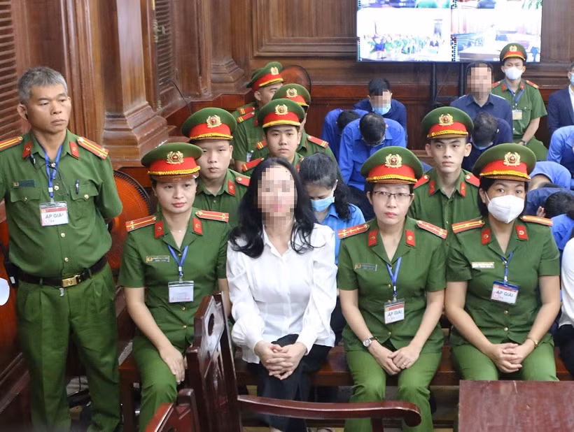 Bị cáo Trương Mỹ Lan bị tuyên phạt mức án tử hình. (Ảnh: Thanh Vũ/TTXVN)