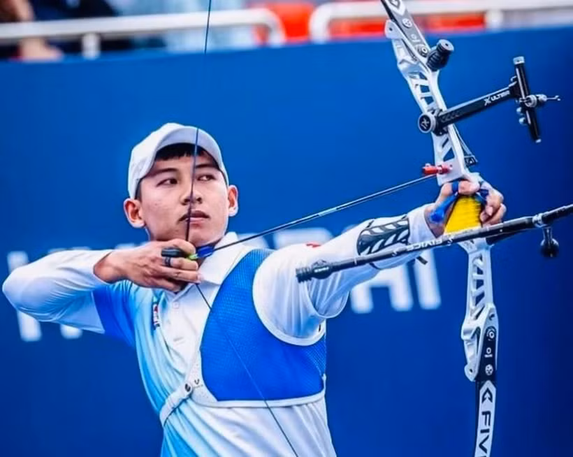 Cung thủ Quốc Phong đã giành vé chính thức tham dự Olympic Paris 2024. (Ảnh: WA)
