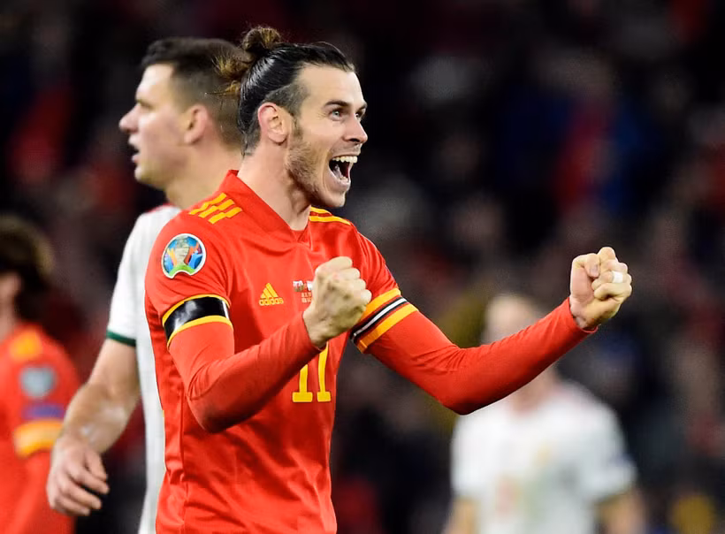 Bale trong màu áo đội tuyển Xứ Wales. (Nguồn: Getty Images)