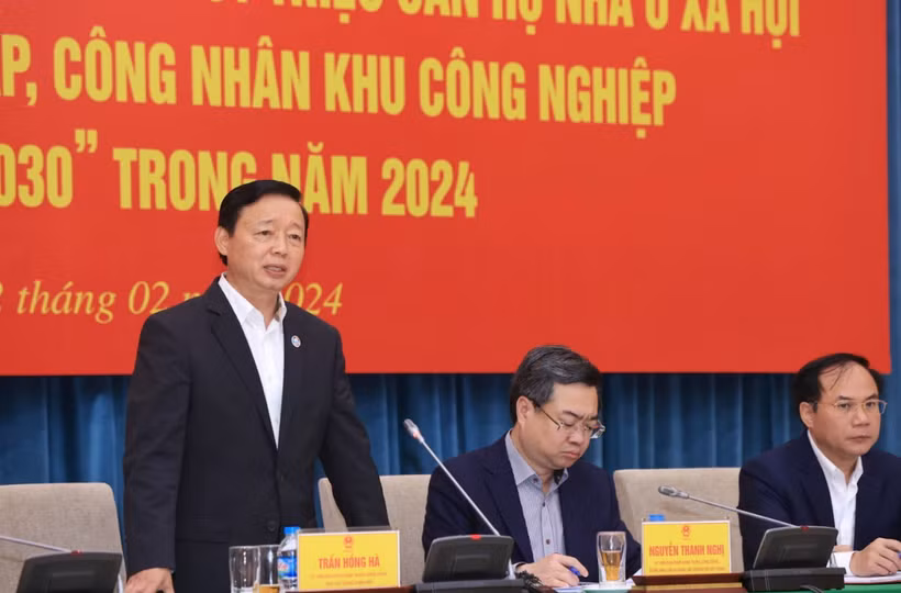 Phó Thủ tướng Chính phủ Trần Hồng Hà. (Ảnh: PV/Vietnam+)