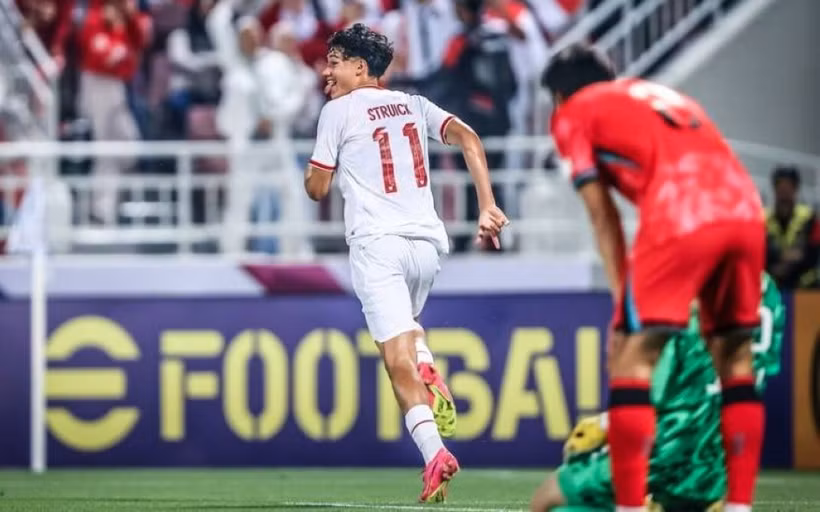 U23 Indonesia khiến U23 Hàn Quốc lỡ hẹn với Olympic Paris 2024. (Nguồn: AFC)
