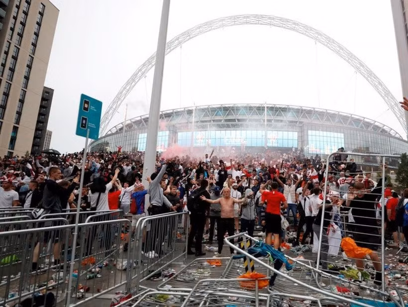 Wembley vẫn được chọn để tổ chức chung kết Champions League bất chấp lo ngại về an ninh. (Nguồn: Getty Images)