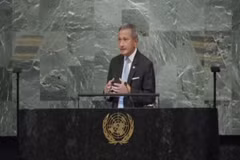 Ngoại trưởng Singapore Vivian Balakrishnan (Ảnh minh họa: AP)