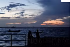Biển ở Georgetown, Guyana. (Ảnh tư liệu: AP/Matias Delacroix)