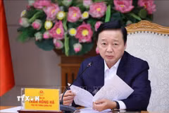 Phó Thủ tướng Trần Hồng Hà phát biểu chỉ đạo. (Ảnh: Văn Điệp/TTXVN)
