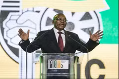 Cựu Tổng thống Nam Phi Jacob Zuma. (Nguồn: AFP/TTXVN)