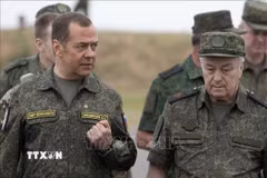 Phó Chủ tịch Hội đồng An ninh Liên bang Nga Dmitry Medvedev. (Ảnh: AFP/TTXVN)