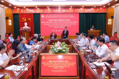 Hội thảo khoa học: “Đồng chí Lê Đức Thọ - Nhà lãnh đạo trung kiên, tài năng của Đảng và cách mạng Việt Nam". (Ảnh: Văn Điệp/TTXVN)