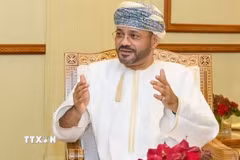 Ngoại trưởng Oman Badr bin Hamad al-Busaidi. (Ảnh: IRNA/TTXVN)