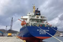 Tàu biển Zhi Ying Chang Shun. (Ảnh: vksgialai.gov.vn)
