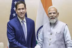 Ngoại trưởng Mỹ Marco Rubio gặp Thủ tướng Narendra Modi trong chuyến thăm Ấn Độ. (Nguồn: The Pioneer)