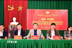 Một buổi tiếp xúc cử tri xã An Lạc. (Ảnh: Danh Lam/TTXVN)