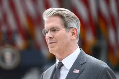 Bộ trưởng Bộ Tài chính Mỹ Scott Bessent (Ảnh: Getty/CNBC)