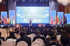 Quang cảnh phiên khai mạc của hội nghị. (Ảnh: Minh Hưng/TTXVN)