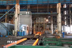 Sản xuất phôi thép tại Công ty cổ phần Gang thép Cao Bằng. (Ảnh minh họa: Chu Hiệu/TTXVN)