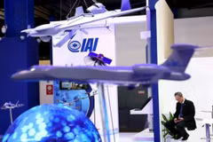  (Ảnh minh họa: Tập đoàn Công nghiệp Hàng không Israel tại một Triển lãm hàng không)