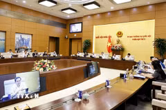 Chủ tịch Quốc hội Trần Thanh Mẫn phát biểu. (Ảnh: Doãn Tấn/TTXVN)