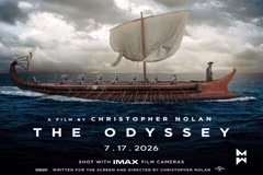Áp-phích phim "The Odyssey". (Nguồn: Báo Thể thao & Văn hóa)