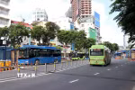 Xe buýt đạt hơn 30 triệu lượt khách sau ba tháng miễn phí tại Thành phố Hồ Chí Minh. (Ảnh: Tiến Lực/TTXVN)