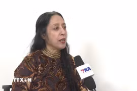 Giáo sư Reena Marwah. (Ảnh: Quang Trung/TTXVN)