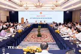 Quang cảnh Hội thảo. (Ảnh: Xuân Khu/TTXVN)