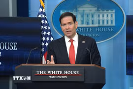 Ngoại trưởng Mỹ Marco Rubio. (Ảnh: THX/TTXVN)
