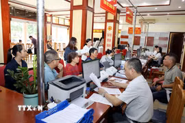 Theo tiến độ đề ra, các cơ quan, đơn vị, địa phương hoàn thành gửi dữ liệu ban đầu trước ngày 10/11/2026; hoàn thành xác định nhu cầu nhân lực, phương án bố trí, cơ cấu lại đội ngũ và phương án biên chế giai đoạn 2027-2031 trước ngày 20/11/2026. (Ảnh: Văn Đạt/TTXVN)