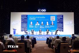 Quang cảnh chương trình. (Ảnh: Thu Hoài/TTXVN)